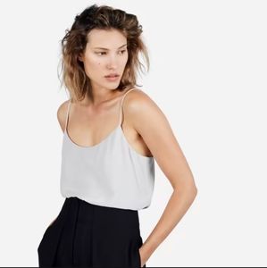 Everlane The Silk Camisole, Light Grey,